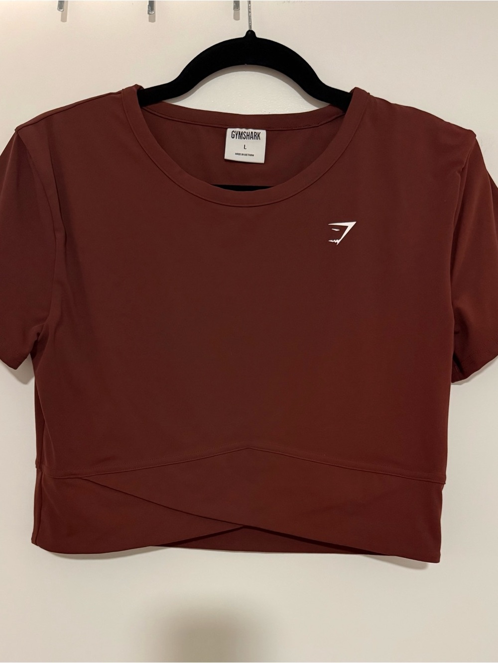 Gymshark Crossover Midi Burgundy with shelf